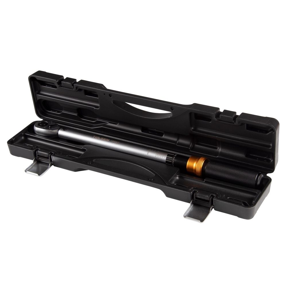 TOLSEN (TT19667) Ключ динамометрический 1/2", 40-220 Нм, в пластиковом кейсе