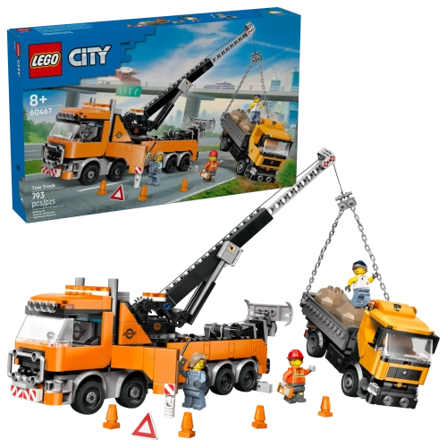 Конструктор LEGO City 60467 Тяжелый эвакуатор-утилизатор с краном