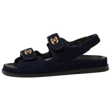 Chanel Beach Sandal 'Navy Blue'