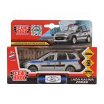Модель ин. мет. "Lada Kalina Cross. Полиция" 12см, открыв. двери, коробка SB-16-46-P-WB (Технопарк)