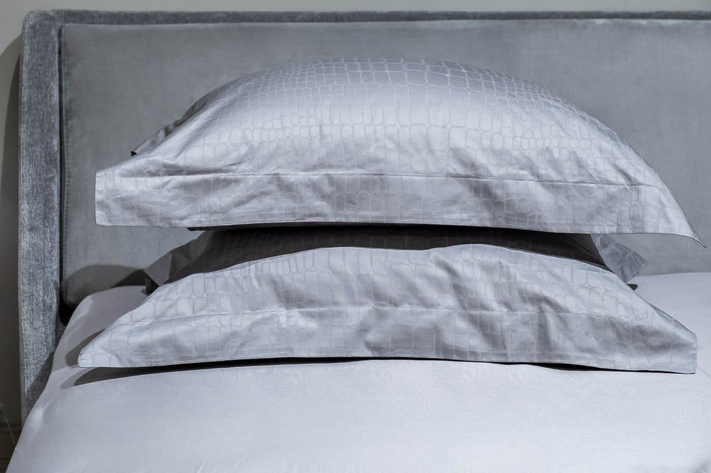 Простыня на резинке 180x200x30 Garda Decor серая