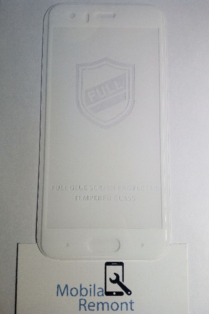 Защитное стекло &quot;Полное покрытие&quot; для Huawei Honor 9/9 Premium Белое