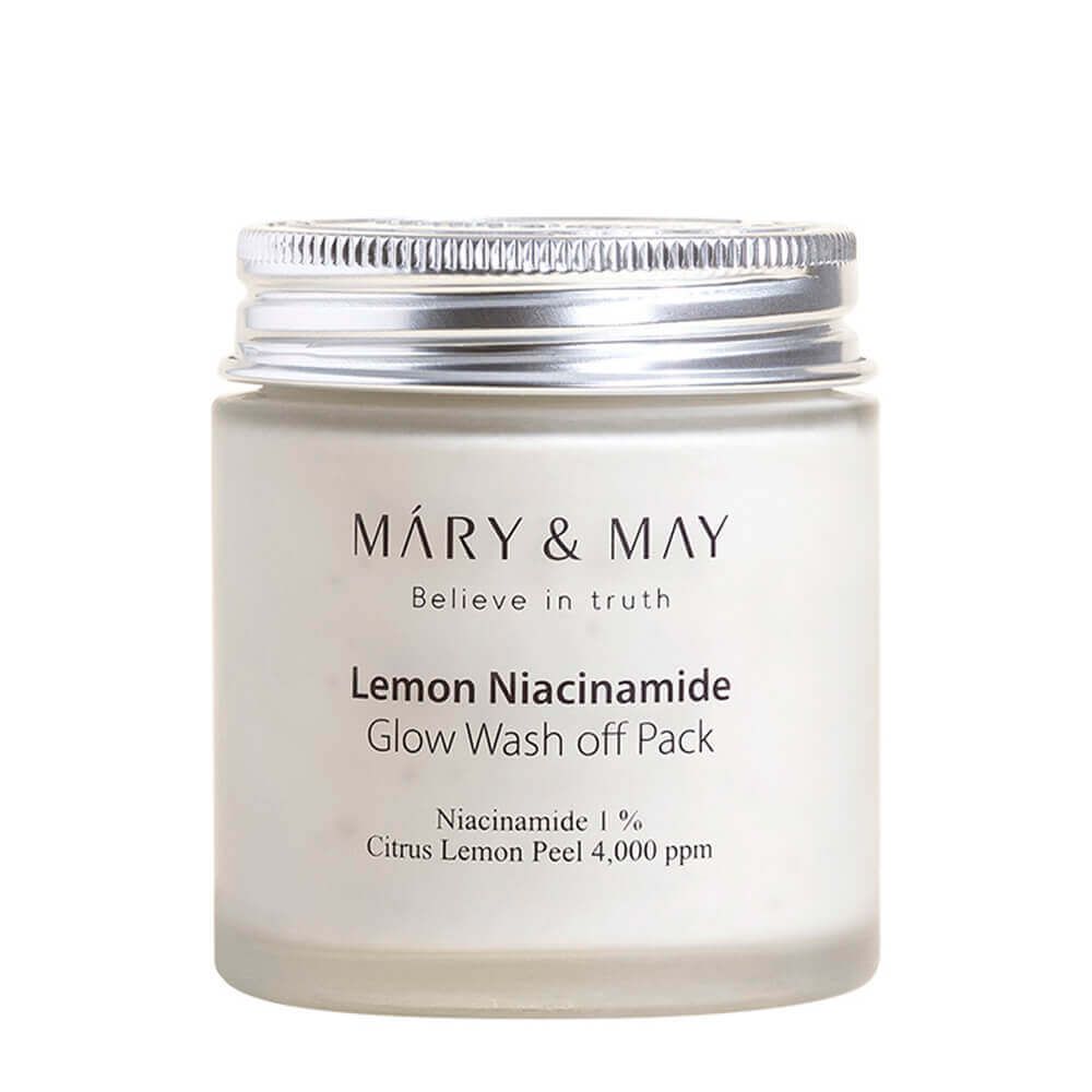 [MARY&amp;MAY] Маска глиняная для лица ОСВЕТЛЯЮЩАЯ ЛИМОН/НИАЦИНАМИД Lemon Niacinamide Glow Wash off Pack, 125 гр