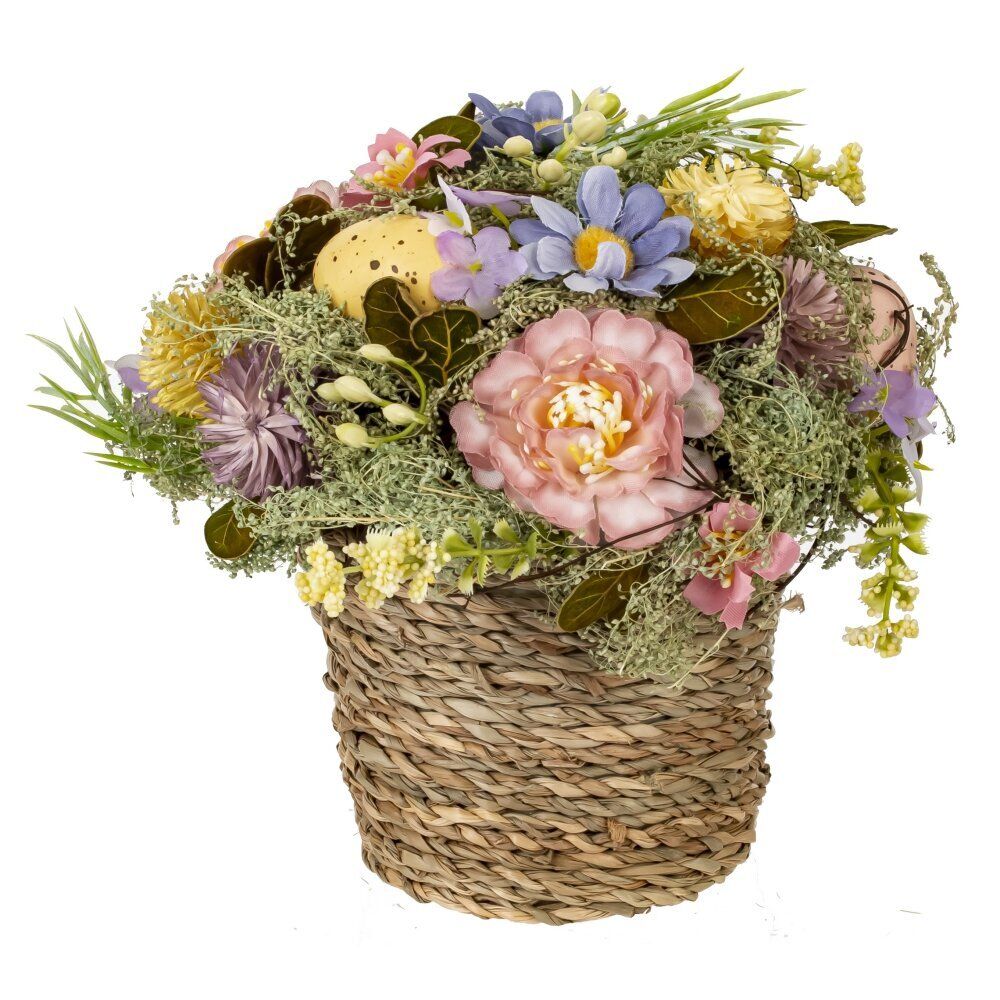 GAEM Цветочная композиция "Пасхальная", L17 W17 H17 см