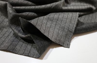 ПОЛОСКА СЕРАЯ - Костюмный трикотаж (КРВ613 Елена)