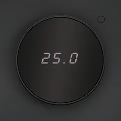 Терморегулятор электронный VOLTUM S70 с индикацией и датчиком, для теплого пола, (графит)