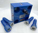 LFA63DBW2-7X/315 - Крышка для логического клапана, типоразмер Ду63 функционал - DBW2 = крышка с предохранительным клапаном с ручной настройкой с функцией разгрузки, под установку распределителя Ду6, два выхода X и Y, элемент регулировки - винт под шестигранник с защитным колпачком, диапазон настройки давления до 315 бар, уплотнение NBR