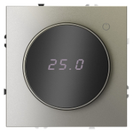 Терморегулятор электронный VOLTUM S70 с индикацией и датчиком, для теплого пола, (шелк)