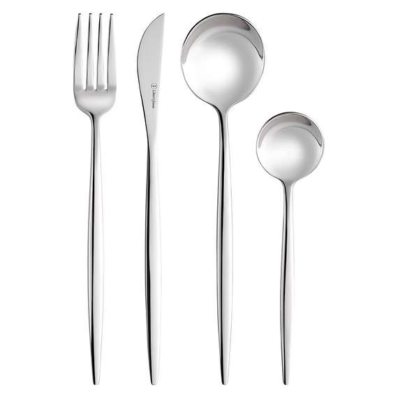 Набор столовых приборов globe, серебристые, 16 пред.