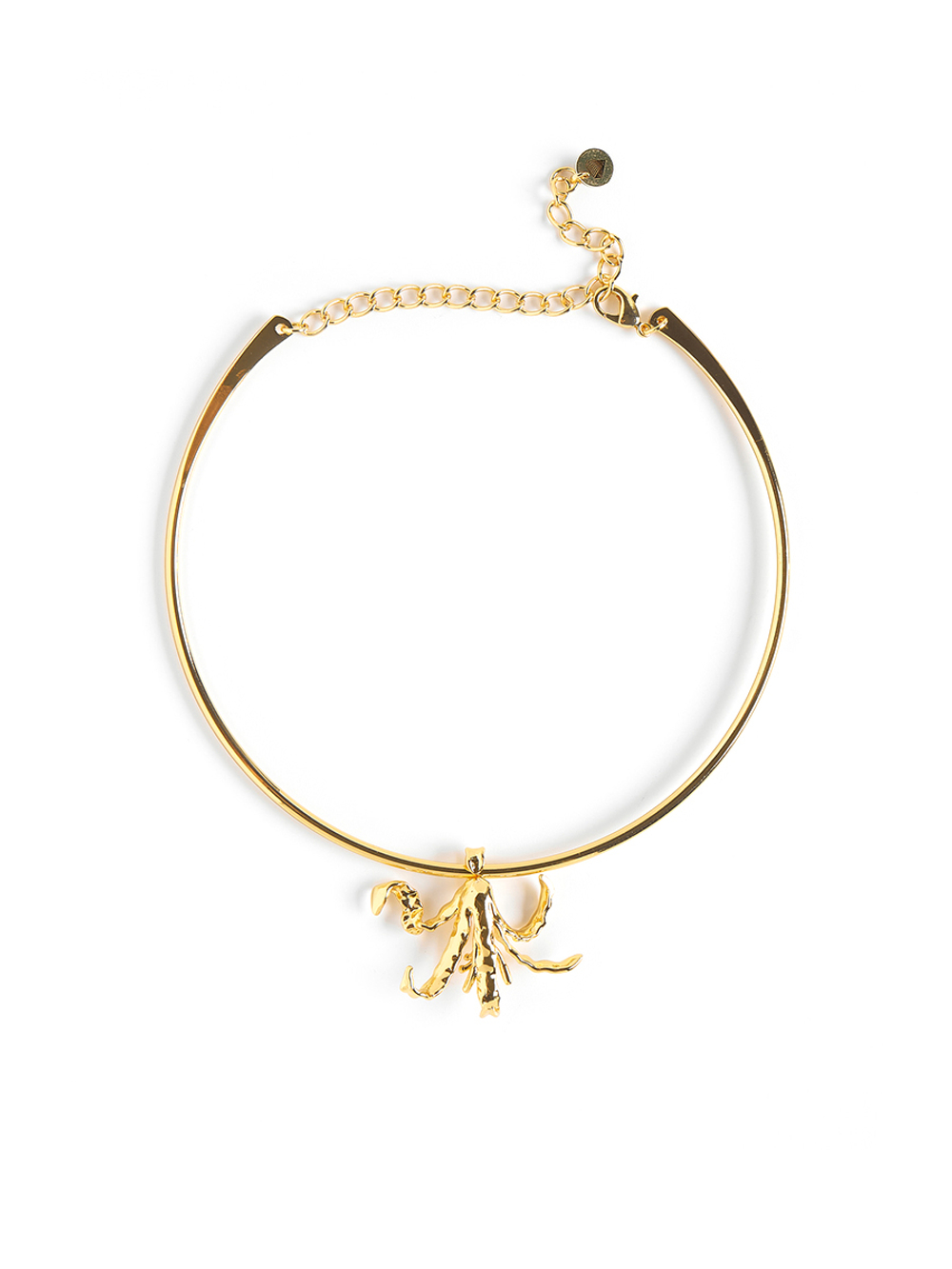 Обруч "Flat lily" Gold