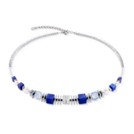 Колье Coeur de Lion Blue-Silver 3047/10-0717