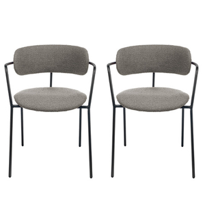 Комплект из 2-х стульев Ant букле серый