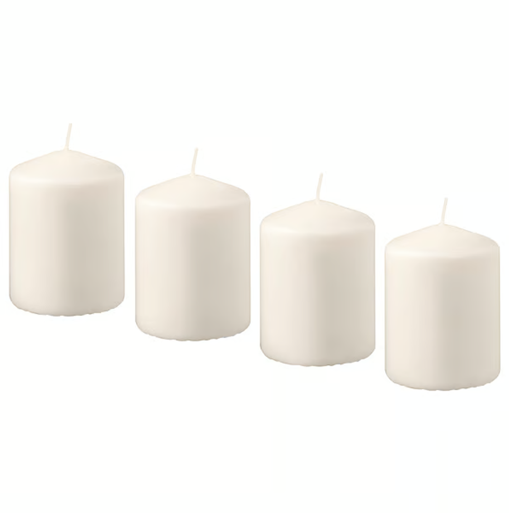 HEMSJO - Натуральная свеча-брикет без запаха,8 см (701.242.62)