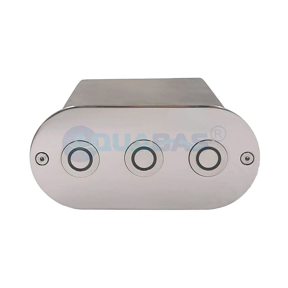 АД.02.3/1 Адаптер для трех сенсорных пьезокнопок ПК.01 плитка, AISI-316