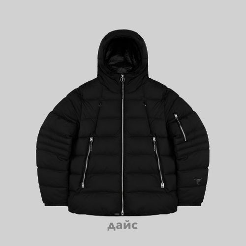 Пуховик мужской Krakatau Qm487-1 Rook Short Puffer Jacket артикул:Qm487-1 - купить в магазине Дайс