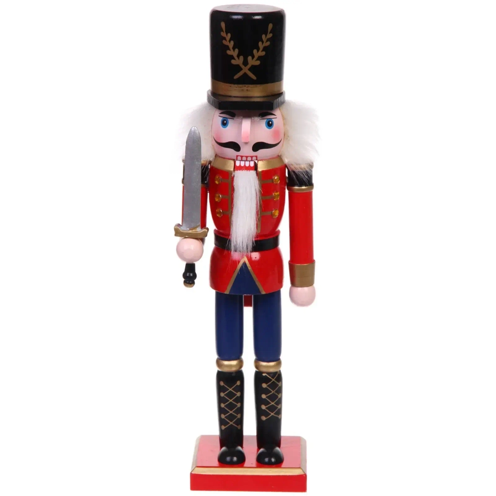 Фигурка новогодняя «Щелкунчик - Королевская сабля» 8,7*7,3*30,6 см