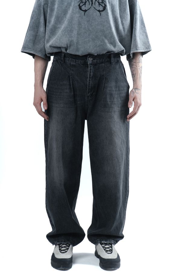 Джинсы Volchok x Issaya Balloon Fit черные - фото 3