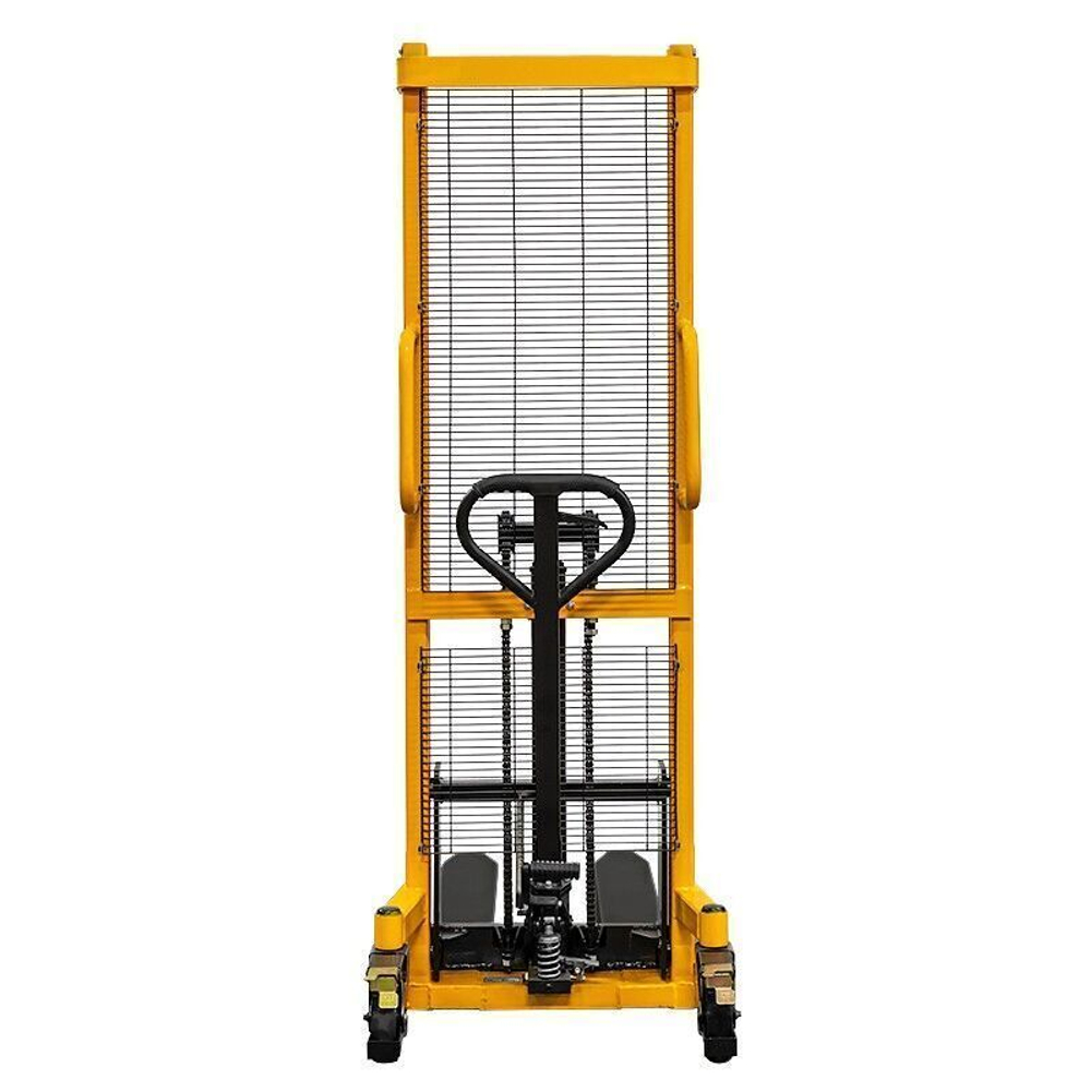 Ручной гидравлический штабелер SDJ 1016 (г/п 1 т, 1.6 м, фиксированные вилы) SMART