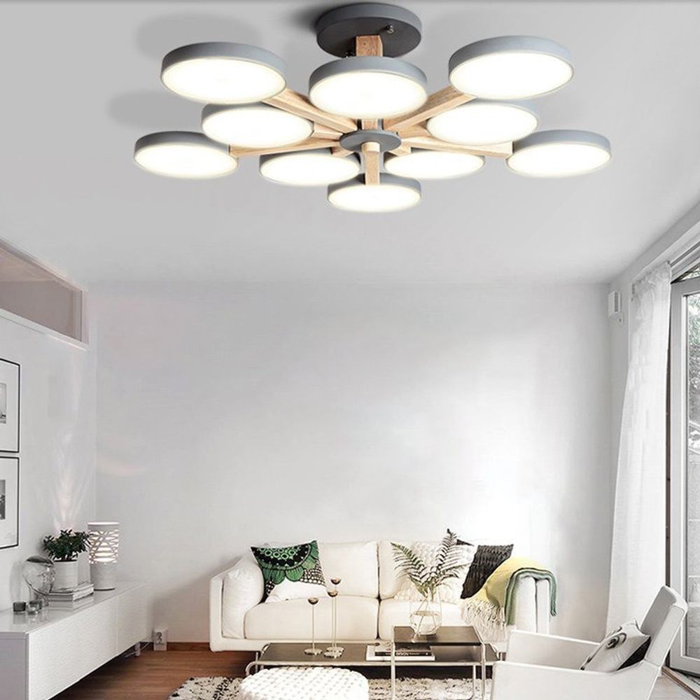 Потолочная Люстра Turna L8 Grey By Imperiumloft