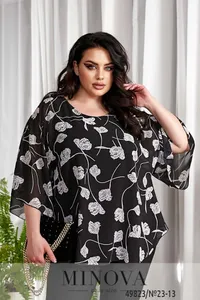 Блуза 23-13-черный Minova