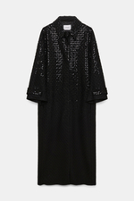 Пальто с пайетками