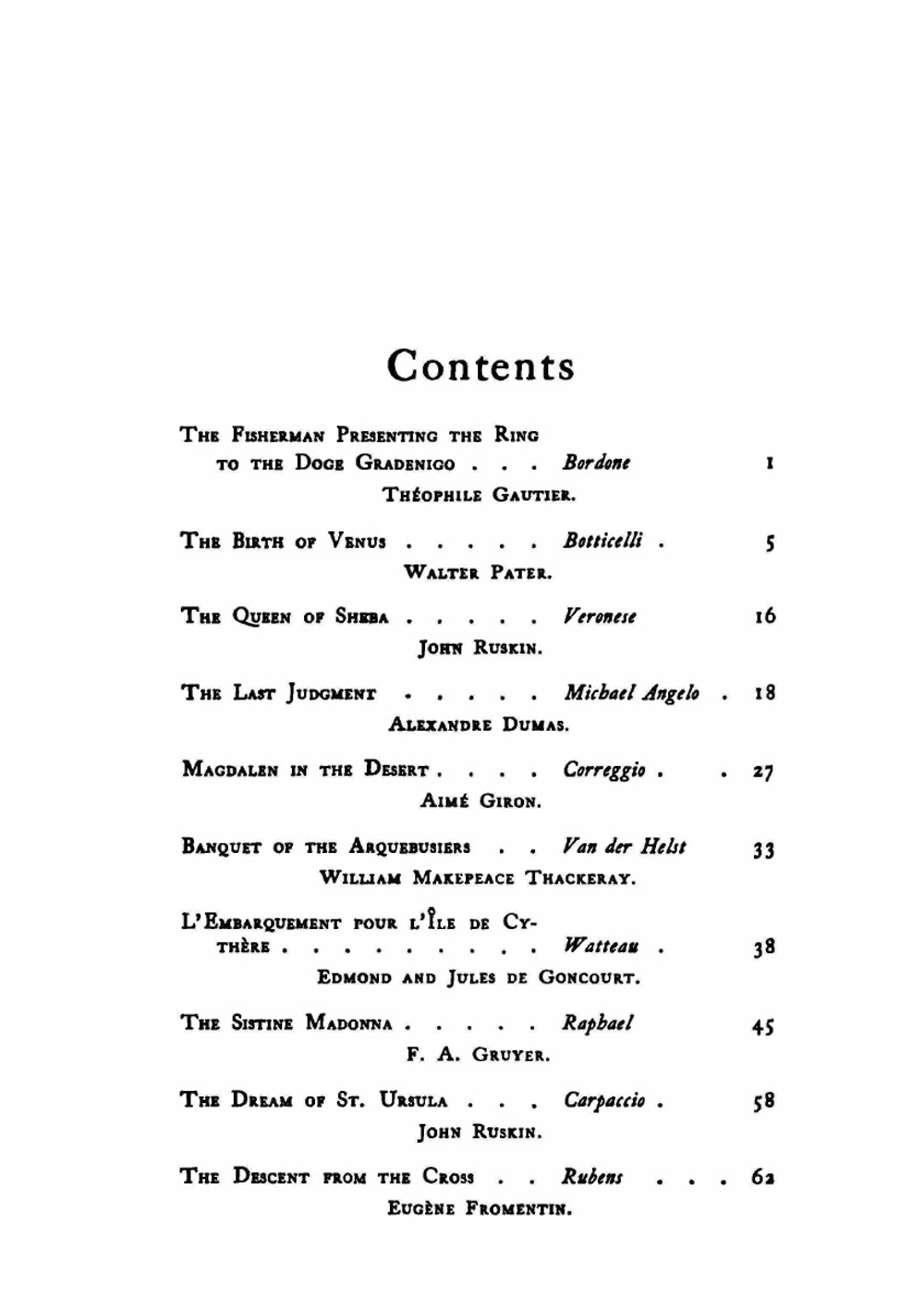 Great pictures as seen and described by famous writers | Esther Singleton