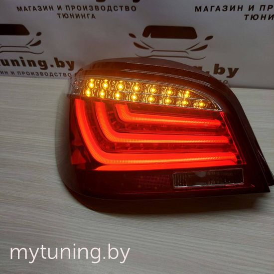 Задние фонари для BMW 5 E60 LCI (07-10) LED красные светлые