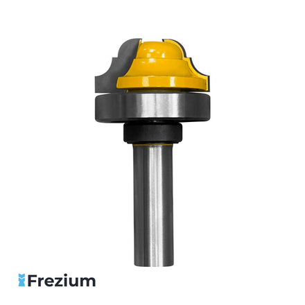 Пазовая фасонная фреза по дереву с верхним подшипником (35x12x16)