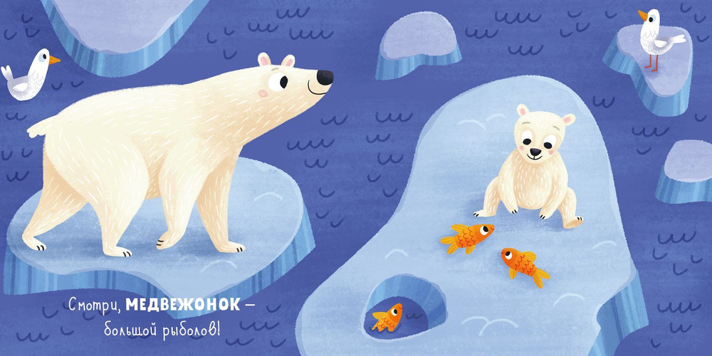 Малыши на севере (книжки с клапанами)