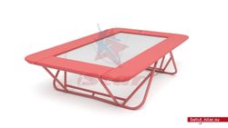 Батут Школьный профессиональный "ЗВЕЗДА" - гнутая рама (круглый профиль) - коммерческая сетка