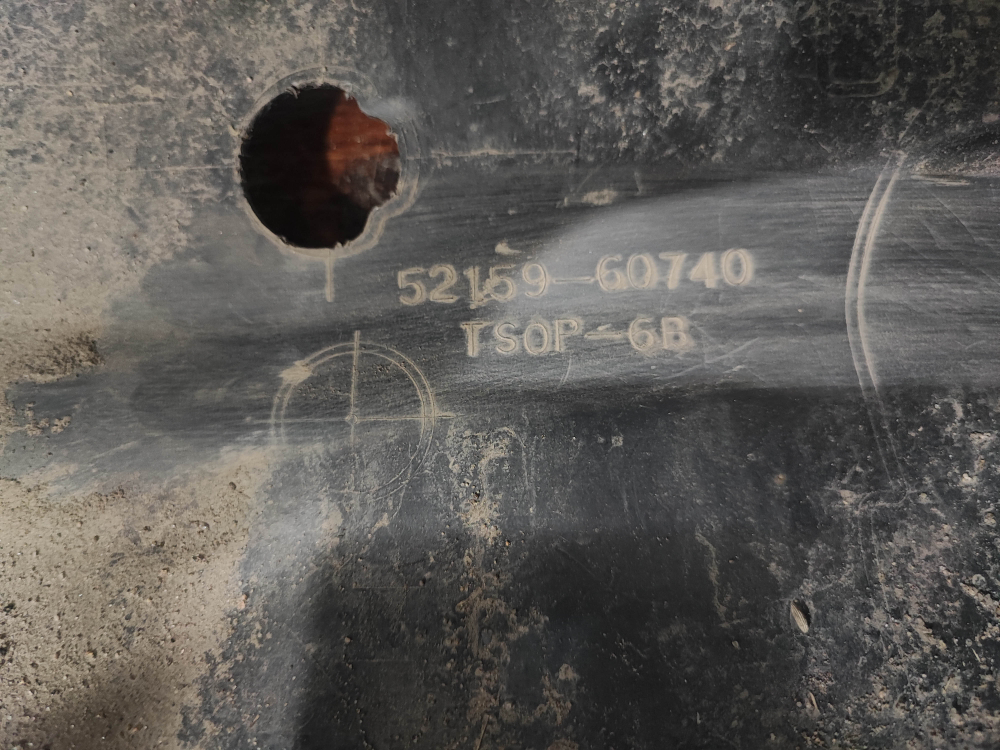 Бампер задний Toyota Land Cruiser 200 15-21 Б/У Оригинал 521596A929