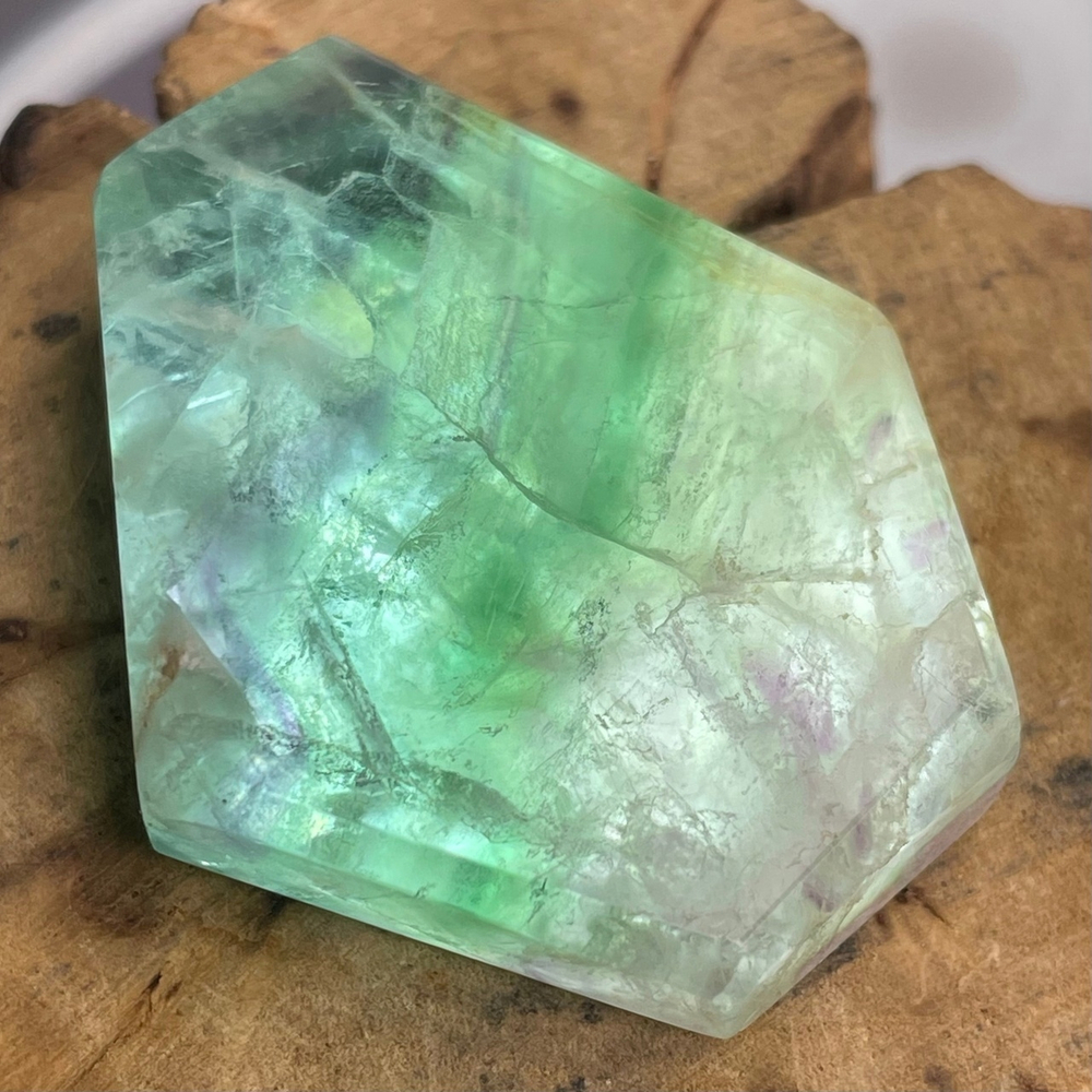 40754 Флюорит Срез полированный 49мм