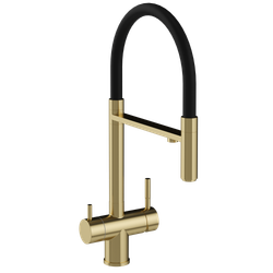 Смеситель для кухни Domaci Ливорно D8644GM золото матовое