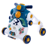 6847617 Каталка-ходунок «Первый транспорт», звуковые и световые эффекты, цвет синий
