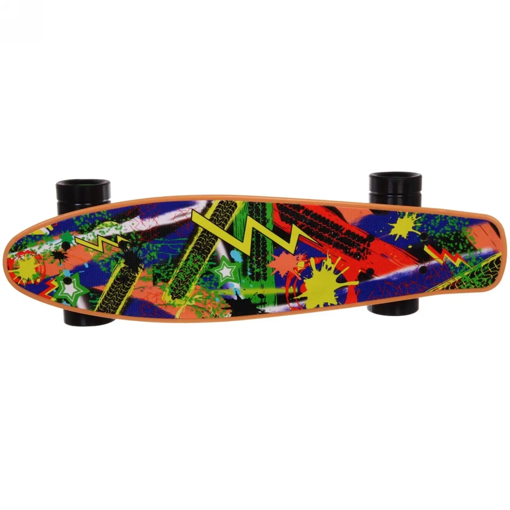 Скейтборд Live, 56*15 см (колеса ПУ, метал. подвеска)