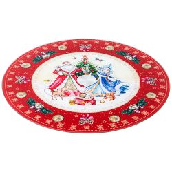 ТОРТОВНИЦА ВРАЩАЮЩАЯСЯ "НОВЫЙ ГОД" 32*2,5 СМ