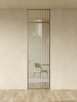 Распашная алюминиевая перегородка Minoli 13