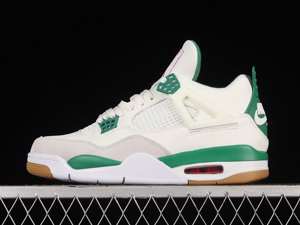 Green jordan 4 best sale