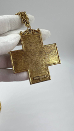 Колье с декоративным крестом Accessorcraft NY