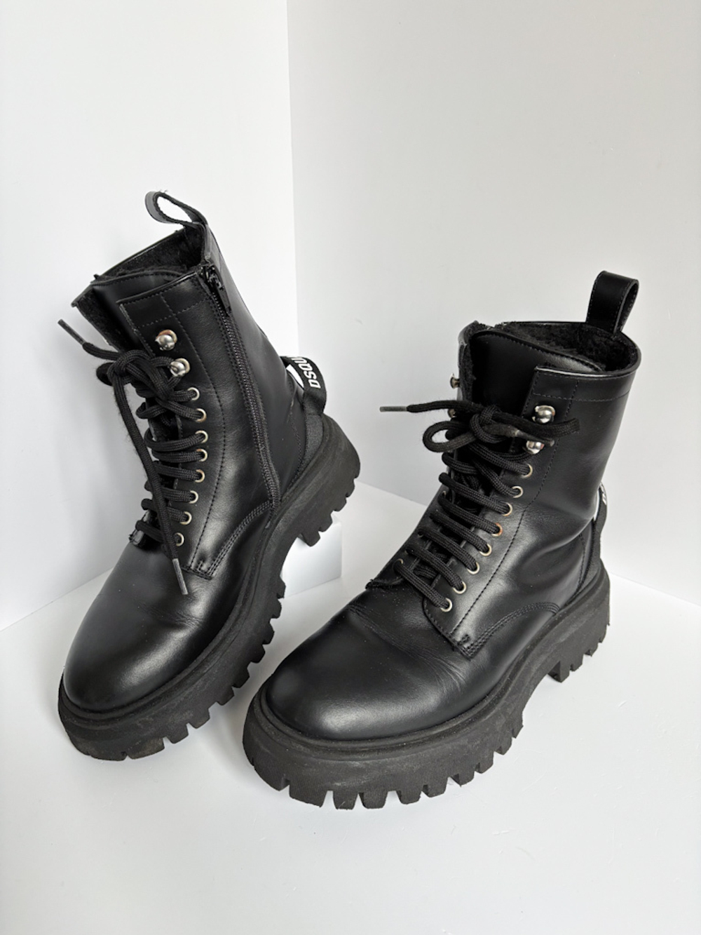 Кожаные ботинки Dsquared2, 36