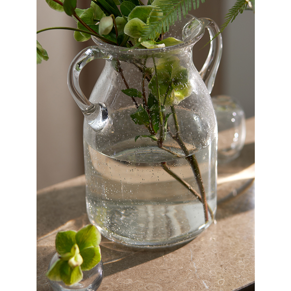 Ваза для цветов flowi, 25 см, прозрачная