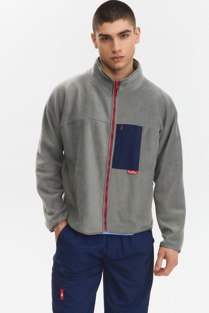 Куртка медицинская мужская Юэки, серый