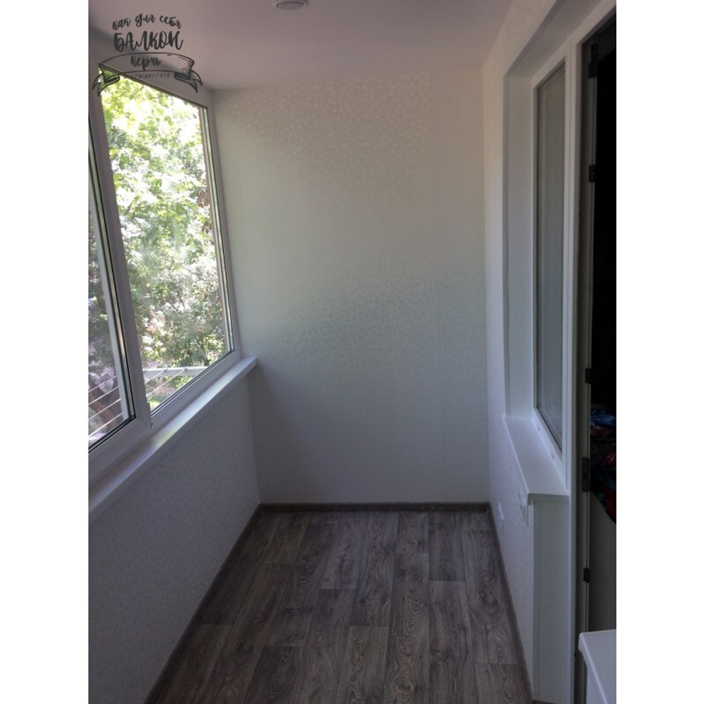 Ламинированная панель ПВХ ВЕК Белый бархат 3000х250мм