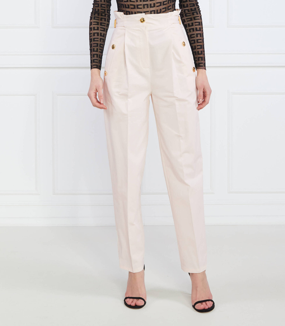 Брюки Elisabetta Franchi - кремовый(PA05631E2)