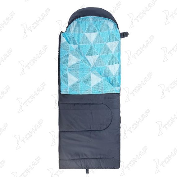 Спальный мешок FUJI Wide 300 (220х90, синтепон, синий) (T-HS-SB-FW-300) Helios