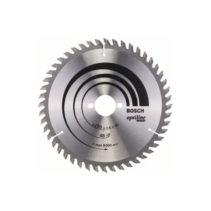 Пильный диск Optiline Wood 190x30x1,6 мм BOSCH 2608641188