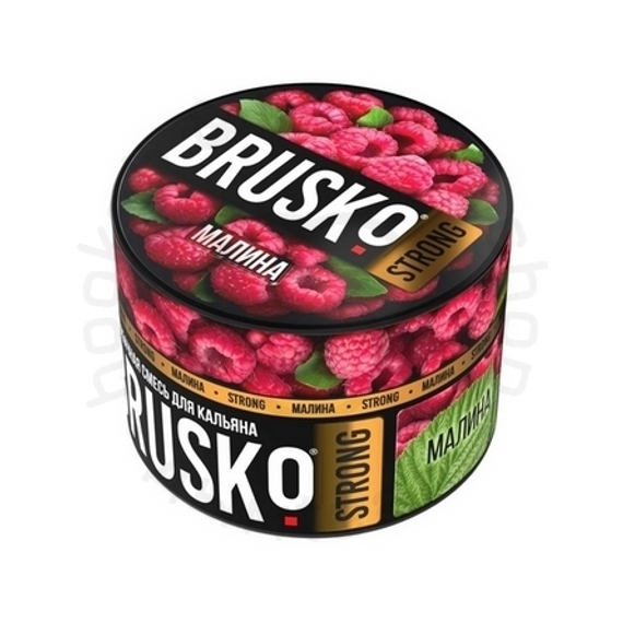Бестабачная смесь для кальяна BRUSKO, 50 г, Малина, Strong