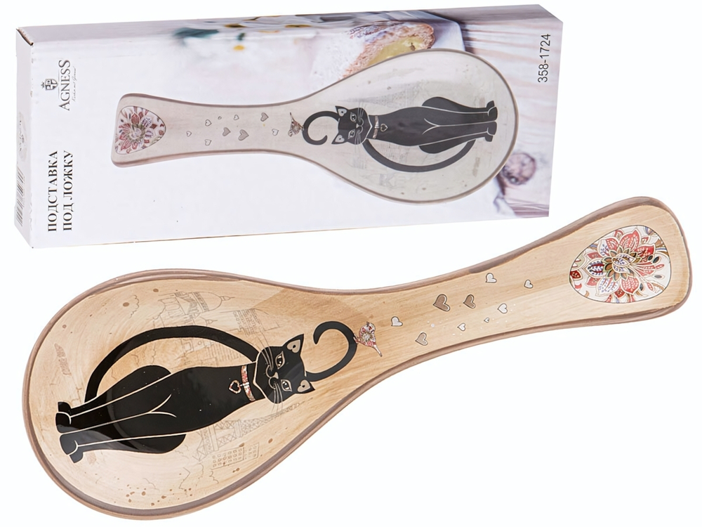 Подставка под ложку "Парижские коты"