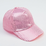 Кепка для девочки с пайетками цвет розовый, р. 52/ 7311484 MINAKU