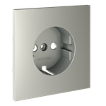 Накладка для розетки с заземлением, S70 (сталь)